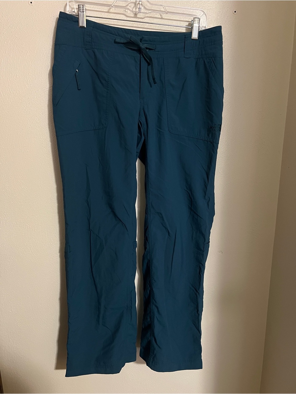 THE NORTH FACE Outdoor Hiking Pants Lightweight Quick Dry Dark Teal Women's Sz 8